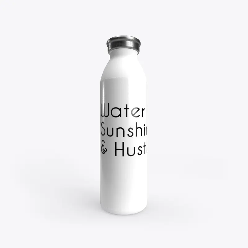 Water Sunshine & Hustle Water Bottle